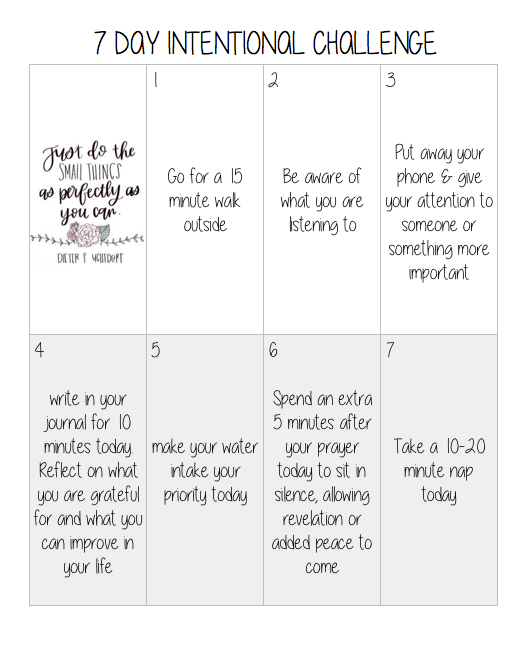 Living with Intention