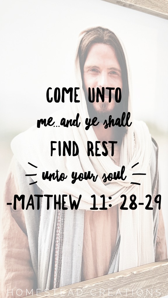 Find rest in&nbsp;Him