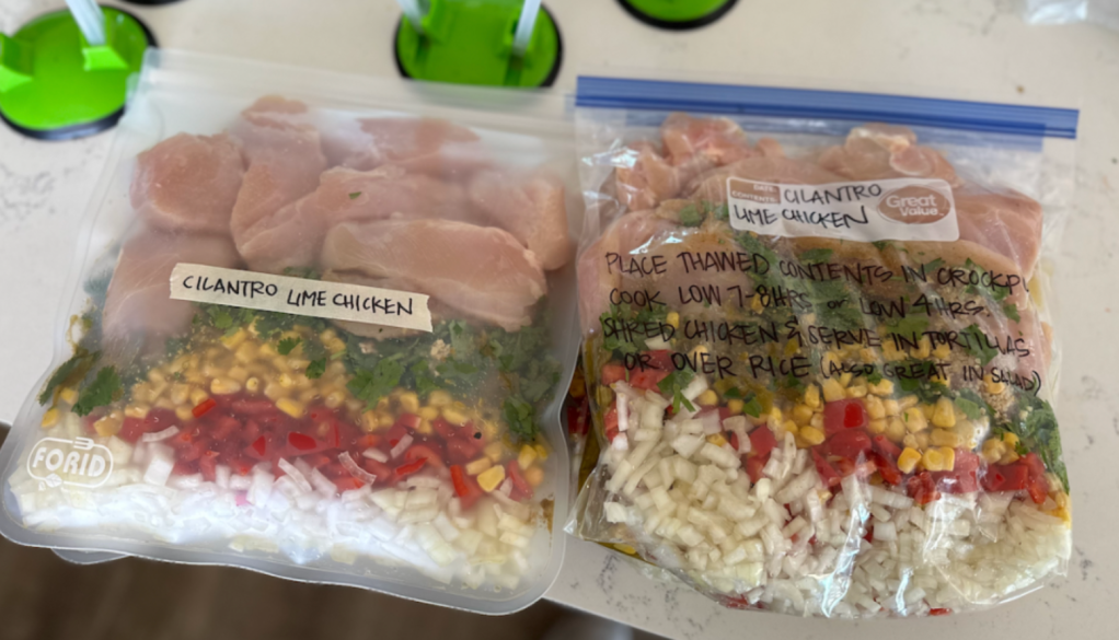 Freezer Meal Prep